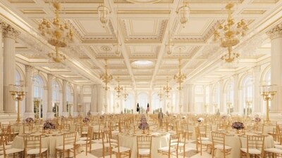 Trump for months has been promising to build a ballroom, saying the White House doesn't have space big enough to hold large events. (whitehouse.gov) Trump for months has been promising to build a ballroom, saying the White House doesn't have space big enough to hold large events. (whitehouse.gov)