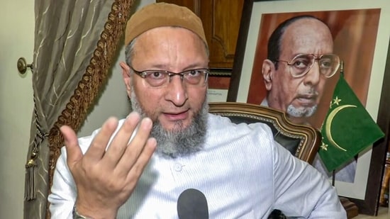 AIMIM chief Asaduddin Owaisi speaks to media. (ANI file)
