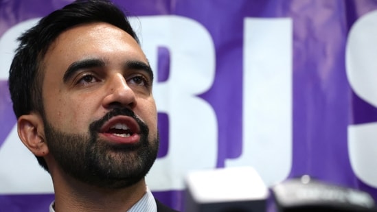 New York City Democratic mayoral candidate Zohran Mamdani speaks about mass shooting at a midtown Manhattan office tower in New York City. (REUTERS)