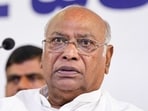 Congress President Mallikarjun Kharge said that he was “shocked” at the manner in which Central Industrial Security Force (CISF) personnel were made to enter the Well of the House during a protest (PTI) Congress President Mallikarjun Kharge said that he was “shocked” at the manner in which Central Industrial Security Force (CISF) personnel were made to enter the Well of the House during a protest (PTI)