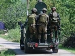 The forces cordoned off the area and launched a search operation. The forces cordoned off the area and launched a search operation.