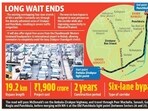 Originally launched in 2013, the project was halted in February 2014 after landowners approached the court demanding higher compensation. (HT file)