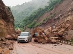Long traffic snarls followed, after stranded vehicles queued up on either side of the road. Long traffic snarls followed, after stranded vehicles queued up on either side of the road.