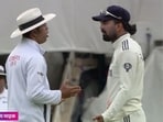 KL Rahul and Kumar Dharmasena had an intense discussion 