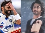 Virat Kohli and Ahaan Panday Virat Kohli and Ahaan Panday