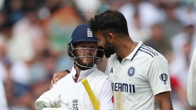 Akash Deep's send-off to Ben Duckett raises eyebrows. (Action Images via Reuters)