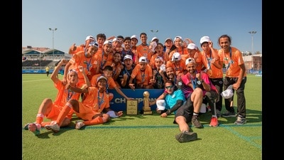 In the knockout rounds, Minerva crushed Roglands BK 11-0, Amdal-Tokke FK 17-0, and FK Fyllingsdalen 18-1 in the quarter-finals, where multiple players including Tony, Mahtab, and Danamoni scored. (HT Photo)