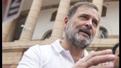 Leader of Opposition Rahul Gandhi alleged that over 10 million voters were fraudulently added to the rolls. (PTI) Leader of Opposition Rahul Gandhi alleged that over 10 million voters were fraudulently added to the rolls. (PTI)