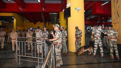 Noida Police during a mock drill earlier this year. (Sunil Ghosh/HT Photo) Noida Police during a mock drill earlier this year. (Sunil Ghosh/HT Photo)