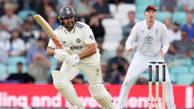 London: India's Karun Nair plays a shot during the first day of the fifth Test cricket match between India and England, at The Oval (PTI) London: India's Karun Nair plays a shot during the first day of the fifth Test cricket match between India and England, at The Oval (PTI)