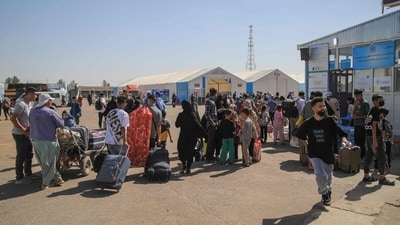 More than one million Afghan nationals, reportedly left Pakistan since 2023, including more than 200,000 since this April. (AFP) More than one million Afghan nationals, reportedly left Pakistan since 2023, including more than 200,000 since this April. (AFP)
