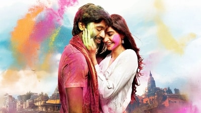 Dhanush and Sonam Kapoor in a still from Aanand L Rai's Raanjhanaa. Dhanush and Sonam Kapoor in a still from Aanand L Rai's Raanjhanaa.