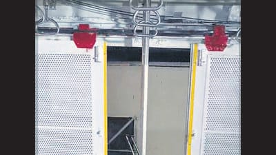 The main concern with such doors in non-AC trains is reduced ventilation which can lead to suffocation. To address that, CR took into consideration the need to redesign the door and its close mechanism. The main concern with such doors in non-AC trains is reduced ventilation which can lead to suffocation. To address that, CR took into consideration the need to redesign the door and its close mechanism.