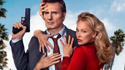 The Naked Gun stars Liam Neeson and Pamela Anderson. The Naked Gun stars Liam Neeson and Pamela Anderson.