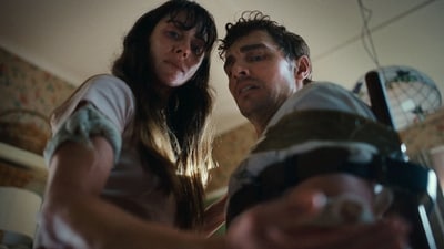 The lives of Alison Brie and Dave Franco's Millie and Tim change when they move to a new town in Together (X/Neon) The lives of Alison Brie and Dave Franco's Millie and Tim change when they move to a new town in Together (X/Neon)