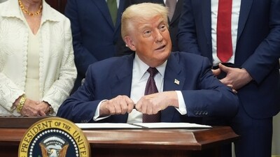 The new rates were unveiled alongside Trump’s announcement that the US will keep minimum global tariff rates at 10%, (AP) The new rates were unveiled alongside Trump’s announcement that the US will keep minimum global tariff rates at 10%, (AP)