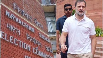 Congress leader Rahul Gandhi claimed that the Opposition has "open and shut proof that the Election Commission is involved in vote theft". (File/PTI) Congress leader Rahul Gandhi claimed that the Opposition has "open and shut proof that the Election Commission is involved in vote theft". (File/PTI)