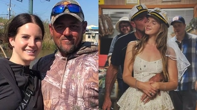 Lana Del Rey with hubby Jeremy Dufrene Lana Del Rey with hubby Jeremy Dufrene