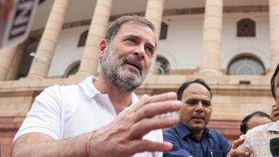 Rahul Gandhi issued a warning to the Election Commission officials, stating that "they won't be spared." (PTI) Rahul Gandhi issued a warning to the Election Commission officials, stating that "they won't be spared." (PTI)