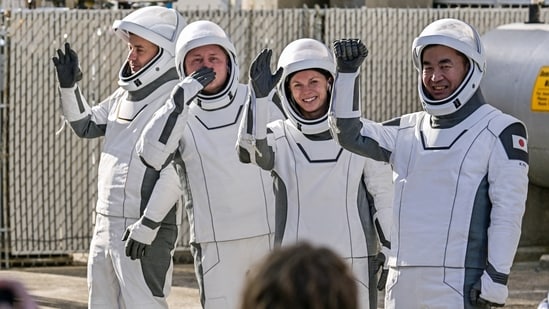 NASA's SpaceX Crew-11 astronauts were all smiles as they waved to cameras and onlookers ahead of their highly anticipated launch. Dressed in their sleek SpaceX flight suits, the four crew members shared a moment of excitement and unity. &nbsp;REUTERS/Steve Nesius(REUTERS)