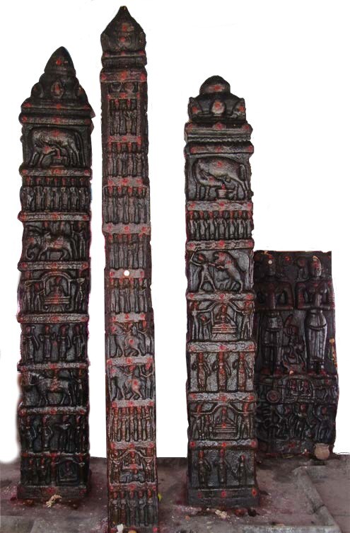 A set of unusual 16th-century stones in Coimbatore serves as a sort of log of brave villagers. A set of unusual 16th-century stones in Coimbatore serves as a sort of log of brave villagers.