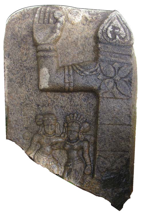 Part of a 16th-century stone found in Erode, depicting a woman’s hand adorned with a bracelet, holding a lemon. There are some dark tales here too; many stones erected in honour of women memorialised instances of sati. Part of a 16th-century stone found in Erode, depicting a woman’s hand adorned with a bracelet, holding a lemon. There are some dark tales here too; many stones erected in honour of women memorialised instances of sati.
