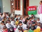 A PDA Pathshala started by SP in Uttar Pradesh. (SOURCED) A PDA Pathshala started by SP in Uttar Pradesh. (SOURCED)