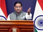 MEA spokesperson Randhir Jaiswal addresses a weekly media briefing in New Delhi on Friday. MEA spokesperson Randhir Jaiswal addresses a weekly media briefing in New Delhi on Friday.