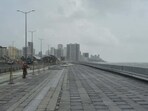 The coastal road promenade, which stretches from Priyadarshini Park to the Worli side of the Bandra-Worli Sea Link, is more than twice the length of the iconic Marine Drive promenade. (Bhushan Koyande/HT Photo) The coastal road promenade, which stretches from Priyadarshini Park to the Worli side of the Bandra-Worli Sea Link, is more than twice the length of the iconic Marine Drive promenade. (Bhushan Koyande/HT Photo)