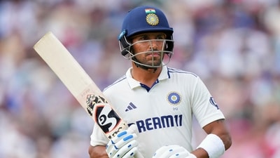 Dhruv Jurel registered 34 off 46 balls. (AP) Dhruv Jurel registered 34 off 46 balls. (AP)