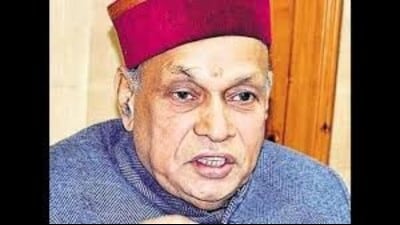 Former chief minister of Himachal Prem Kumar Dhumal (File)