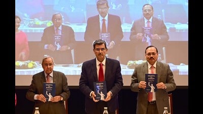 From left: Professor Balram Gupta, Punjab & Haryana high court chief justice Sheel Nagu and Supreme Court Justice Surya Kant during the book launch at the Chandigarh Judicial Academy, Sector 43, on Saturday. (Ravi Kumar/HT) From left: Professor Balram Gupta, Punjab & Haryana high court chief justice Sheel Nagu and Supreme Court Justice Surya Kant during the book launch at the Chandigarh Judicial Academy, Sector 43, on Saturday. (Ravi Kumar/HT)