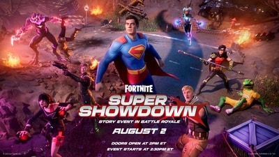 Fortnite Super Showdown kicked off with Superman vs the Kraken battle (X) Fortnite Super Showdown kicked off with Superman vs the Kraken battle (X)