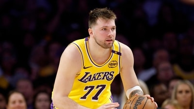 Luka Doncic of the Los Angeles Lakers dribbles during a 103-96 loss to the Minnesota Timberwolves (AFP) Luka Doncic of the Los Angeles Lakers dribbles during a 103-96 loss to the Minnesota Timberwolves (AFP)