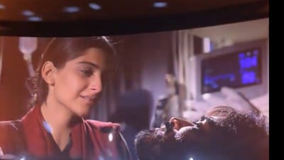 Sonam Kapoor and Dhanush starred in Raanjhanaa. Sonam Kapoor and Dhanush starred in Raanjhanaa.