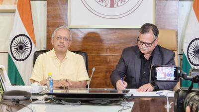 Shashi Prakash Goyal assumed charge as the Uttar Pradesh chief secretary on July 31. (HT) Shashi Prakash Goyal assumed charge as the Uttar Pradesh chief secretary on July 31. (HT)