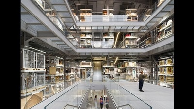 The V&A East Storehouse is spread across three floors. (Photo by Hufton + Crow) The V&A East Storehouse is spread across three floors. (Photo by Hufton + Crow)