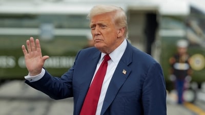 Trump went on a tirade against transgender actress Dylan Mulvaney and his own advertising expertise after the conservative host asked him a strange question about the much debated commercial. (Reuters)