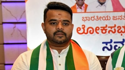 Suspended JD(S) leader Prajwal Revanna was convicted in a rape case on Friday and is awaiting a sentence.