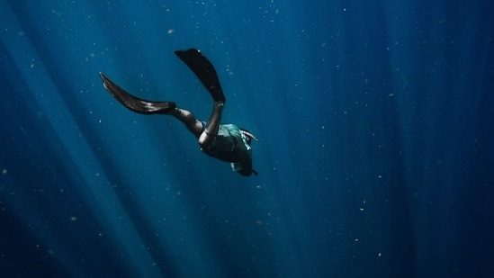 A Chinese diver survived five days in an underwater cave by finding an air pocket and signalling rescuers with a flashlight as oxygen ran critically low. (Representational image/Unsplash)