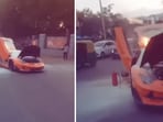 Social media influencer Sanjeev, known by his Instagram handle Nimma Mane Maga Sanju, owns the vehicle,