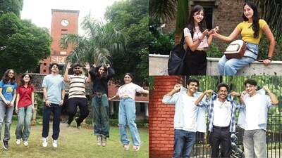 From orientation sessions to new WhatsApp groups, DU freshers have already begun building new bonds of friendship on campus. (Photos: Manoj Verma/HT)