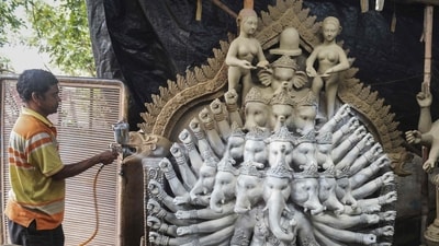 Multi-departmental committees will address festival needs while ensuring public safety during the festivities in Bengaluru. (AFP) Multi-departmental committees will address festival needs while ensuring public safety during the festivities in Bengaluru. (AFP)