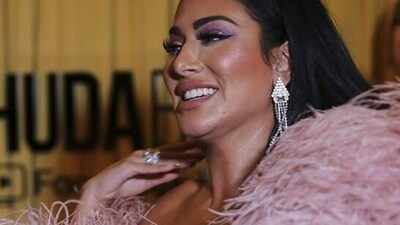 Huda Kattan's controversial TikTok video alleging Israel's involvement in historical atrocities was removed for violating community guidelines. (AP) Huda Kattan's controversial TikTok video alleging Israel's involvement in historical atrocities was removed for violating community guidelines. (AP)