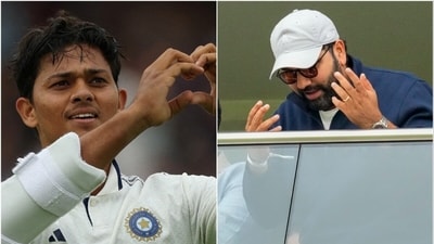 Yashasvi Jaiswal reveals his chat with Rohit Sharma, who attended Day 3's play at The Oval (Reuters/PTI)