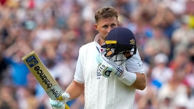 England's Joe Root got out soon after racking up his 39th Test hundred, 13th versus India and third of the series. (PTI)