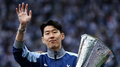 Son Heung-min confirms he will depart from Tottenham this summer (Reuters) Son Heung-min confirms he will depart from Tottenham this summer (Reuters)