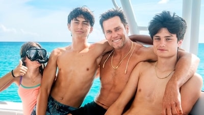 On Tom Brady's 48th birthday, here are few photos of the former NFL star with his kids. (Instagram/Tombrady) On Tom Brady's 48th birthday, here are few photos of the former NFL star with his kids. (Instagram/Tombrady)