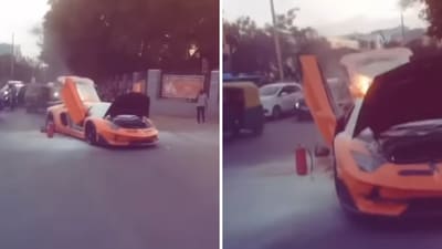 Social media influencer Sanjeev, known by his Instagram handle Nimma Mane Maga Sanju, owns the vehicle, (Instagram/ka_11_editor_) Social media influencer Sanjeev, known by his Instagram handle Nimma Mane Maga Sanju, owns the vehicle, (Instagram/ka_11_editor_)