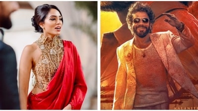 Sobhita Dhulipala cheered for Nagarjuna in the trailer of Coolie. Sobhita Dhulipala cheered for Nagarjuna in the trailer of Coolie.